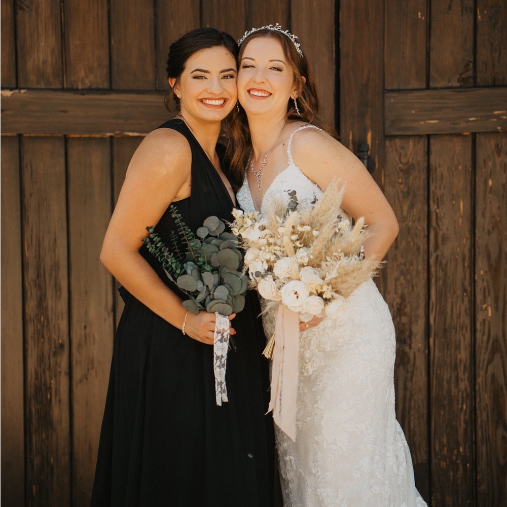 Black Convertible Bridesmaid Dress